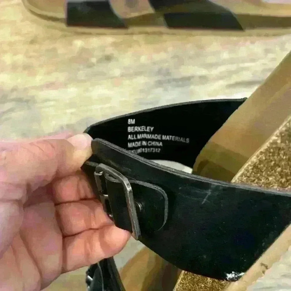 R2 Berkeley sandals black and brown size 8 - Picture 3 of 6